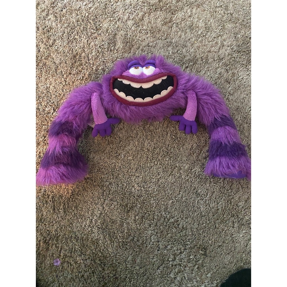 ART from Monsters University Purple Monster Poseable 14" Plush Disney Pixar